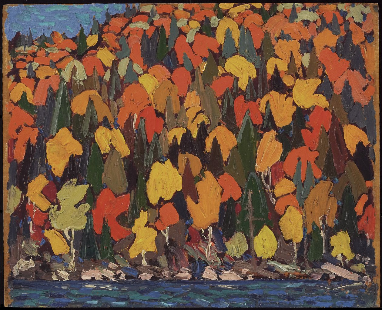 Follaje de otoño, otoño o invierno de 1915 de Tom Thomson