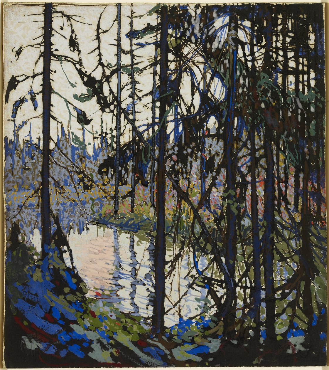 Estudio para Río del Norte, 1914-15 de Tom Thomson