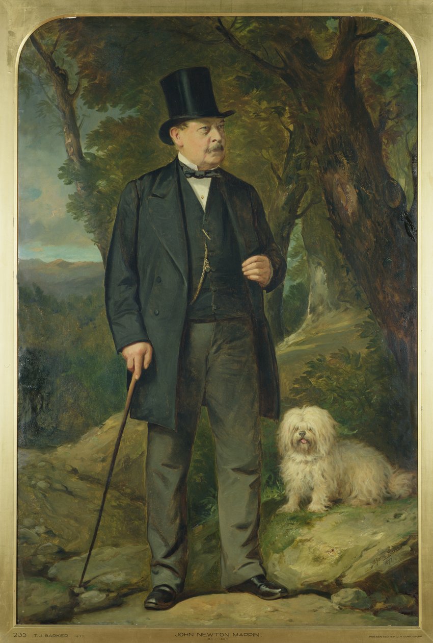 John Newton Mappin (1800-84), 1877 de Thomas Jones