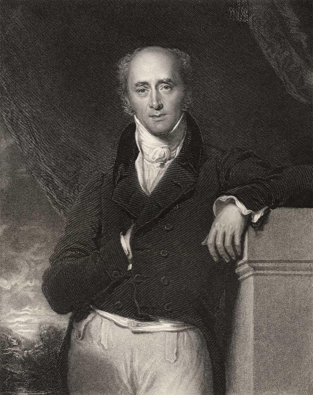 Charles, 2º Conde Grey, grabado por J. Cochran, de 