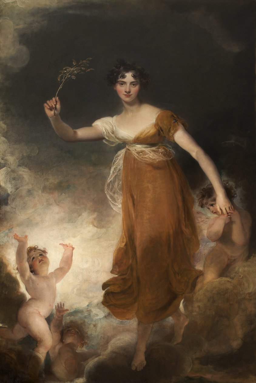 Retrato de Georgina Maria, Lady Leicester como Esperanza, 1814 de Thomas Lawrence