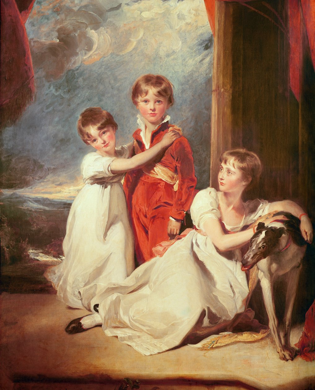 Retrato de los niños Fluyder, 1805 de Thomas Lawrence