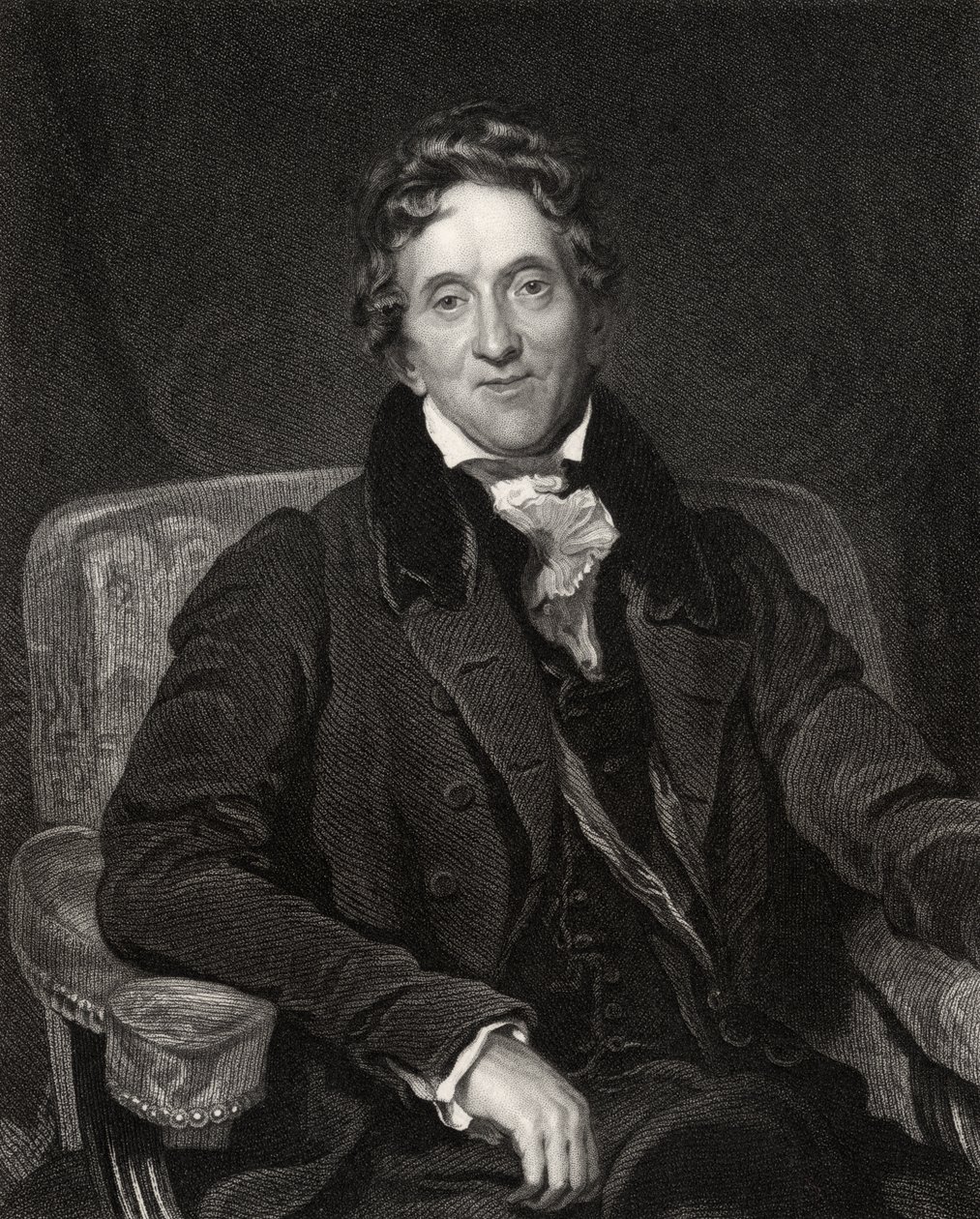 Sir John Soane, grabado por J. Thomson, de 