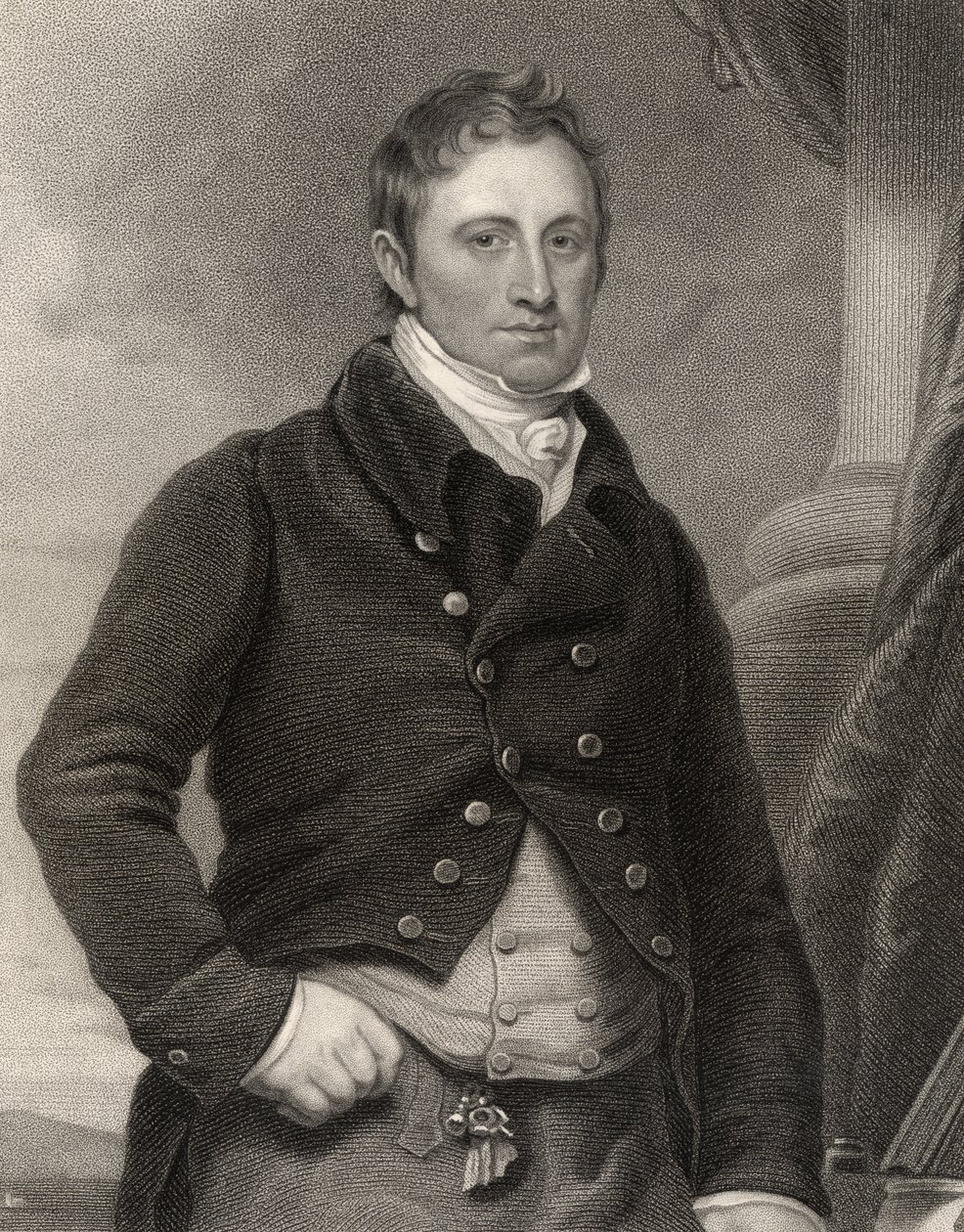 William Charles Keppel, 4º Conde de Albemarle, grabado por S. Freeman, de 