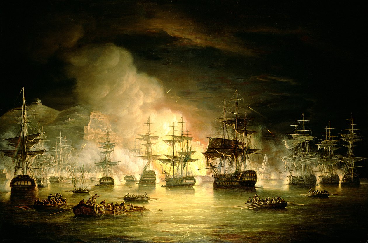 Bombardeo de Argel, agosto de 1816, 1820 de Thomas Luny