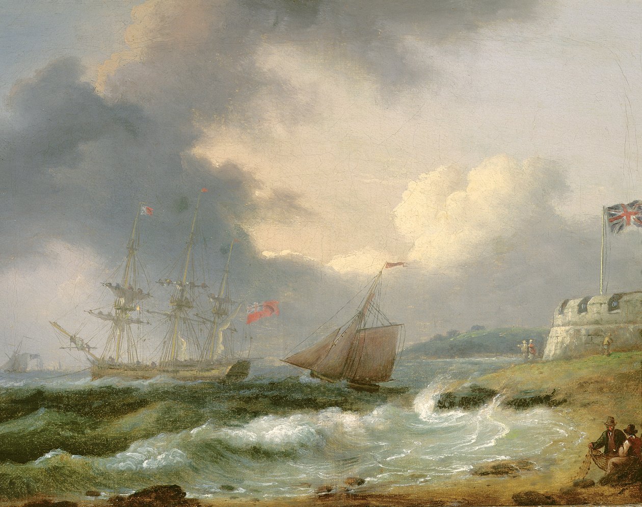 Fuera del escuadrón, Cowes de Thomas Luny