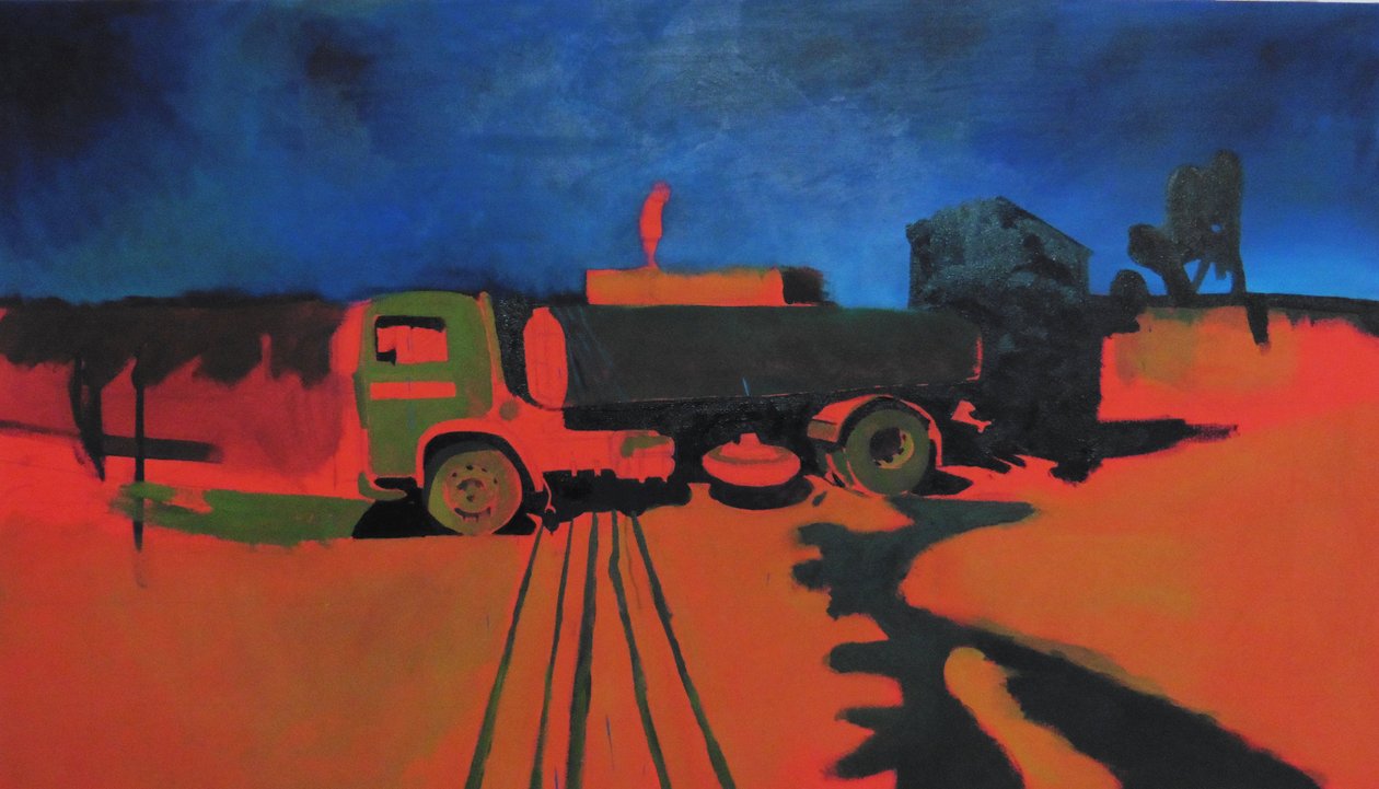 Tanquero boliviano subpintura de Thomas MacGregor