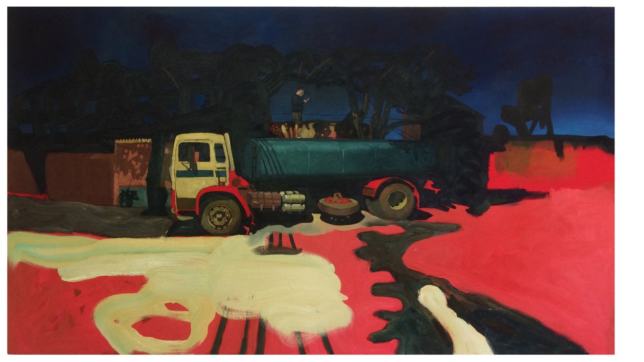 Tanquero boliviano subpintura #2 de Thomas MacGregor