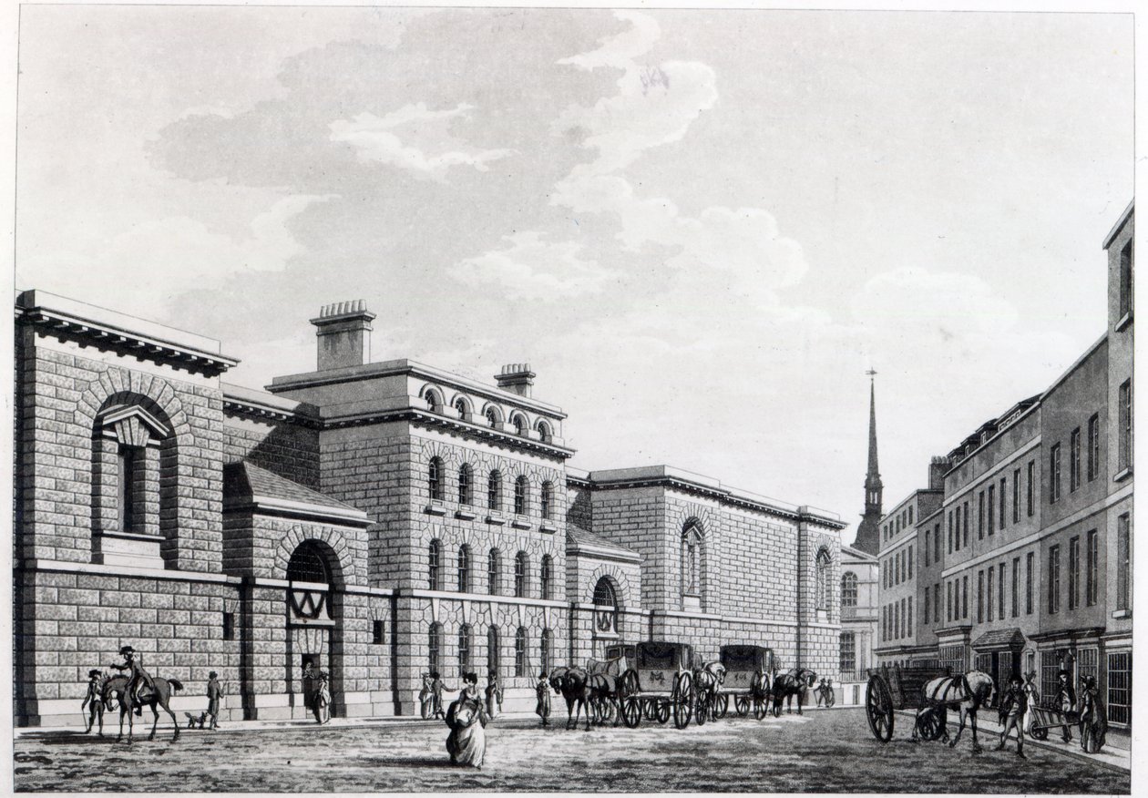 Prisión de Newgate, 1799 de Thomas Malton Jnr.
