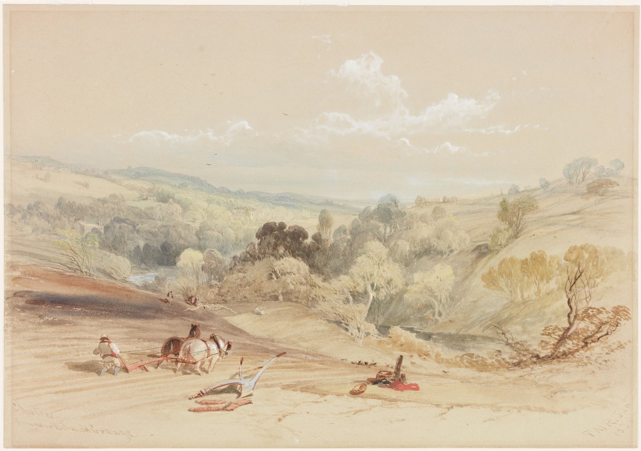 Chesters desde Walwick Grange de Thomas Miles II Richardson