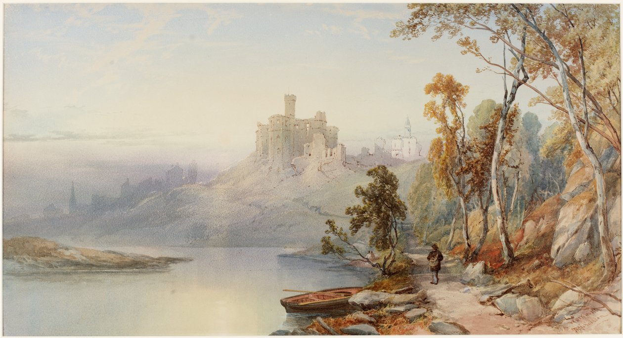 Castillo de Warkworth de Thomas Miles II Richardson