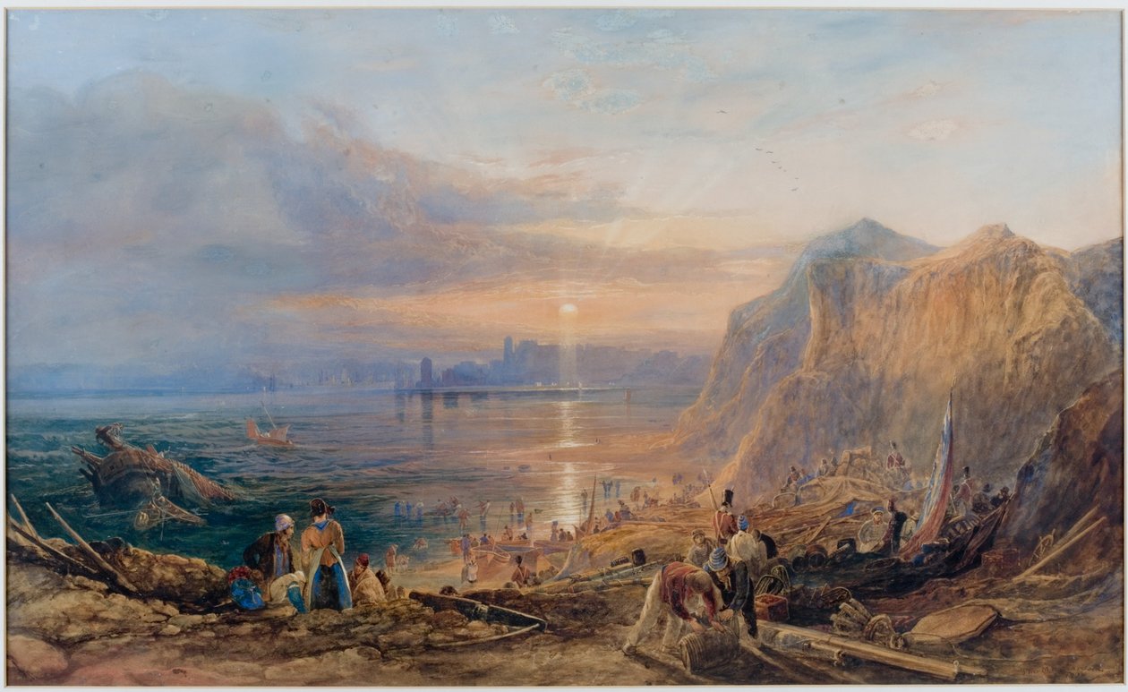 Desguace de un Naufragio en Tynemouth de Thomas Miles Richardson