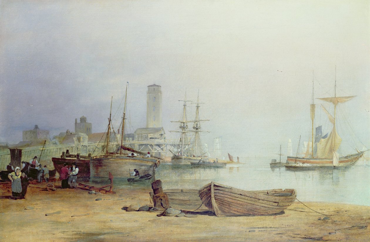 Luces Bajas, North Shields de Thomas Miles Richardson