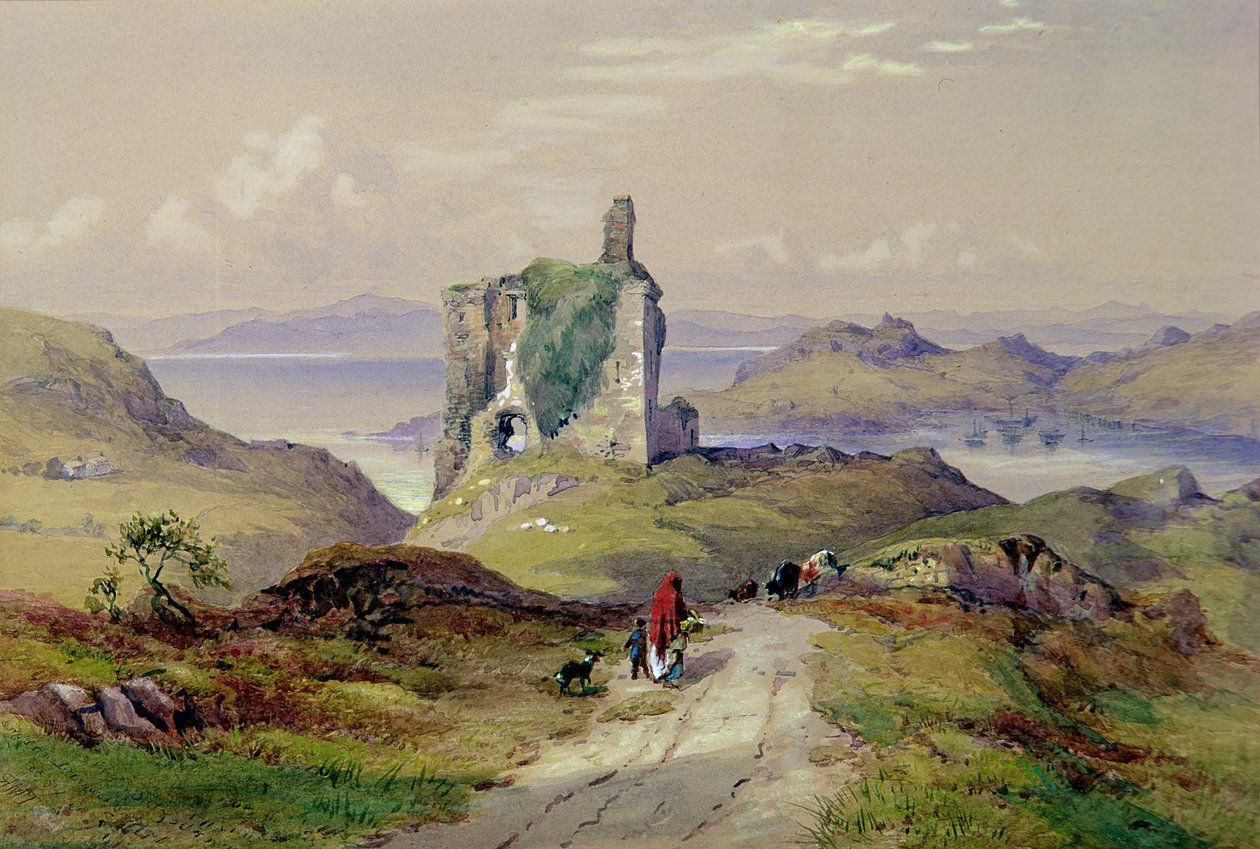 Castillo de Tarbert, Loch Fyne de Thomas Miles Richardson