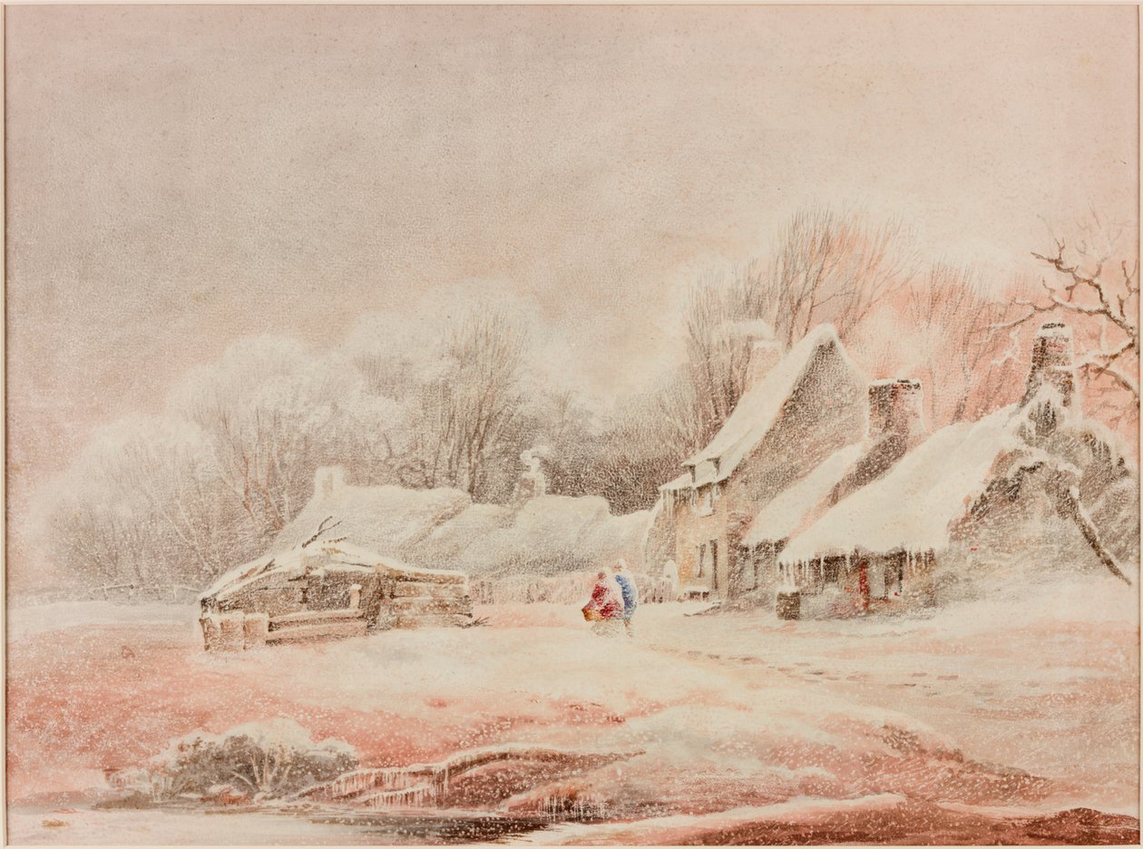 Escena de invierno de Thomas Miles Richardson