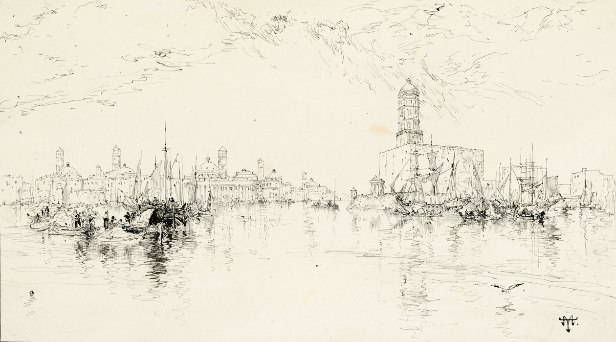 Veracruz, Puerto de México, 1885 de Thomas Moran