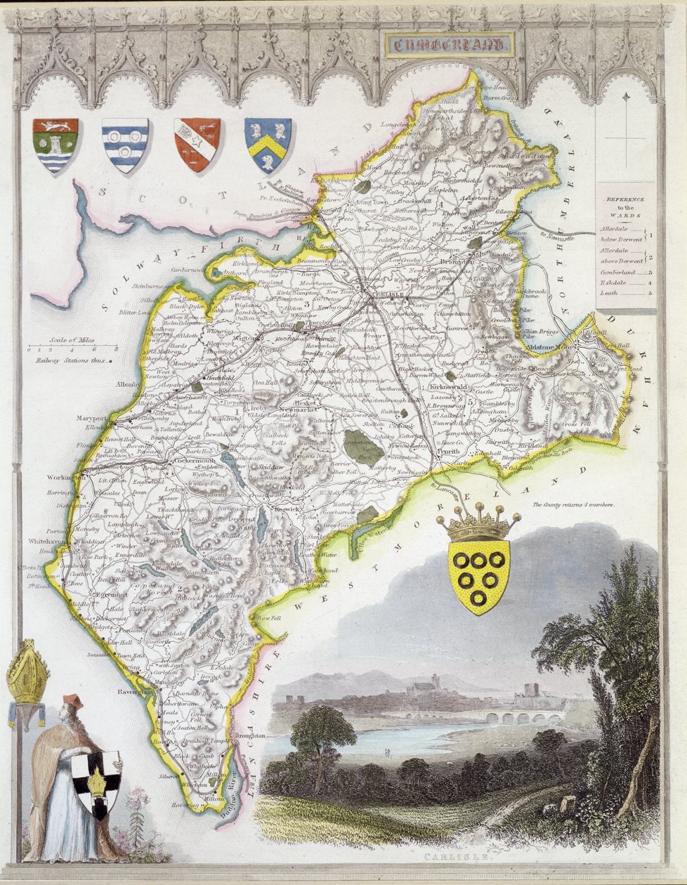 Mapa de Cumberland, de 
