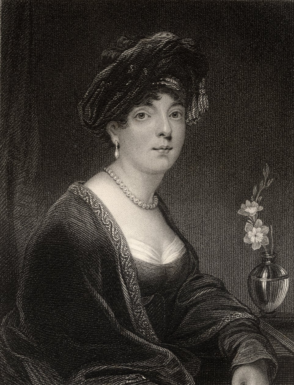 Elizabeth Leveson Gower, grabado por S. Freeman, de 
