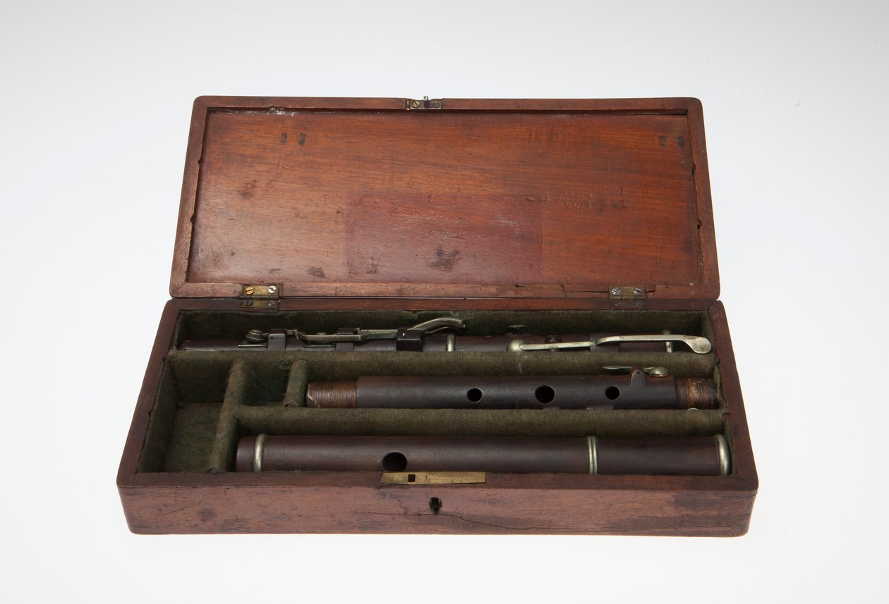 Flauta de llave hecha por Thomas Prowse con estuche original de Thomas Prowse
