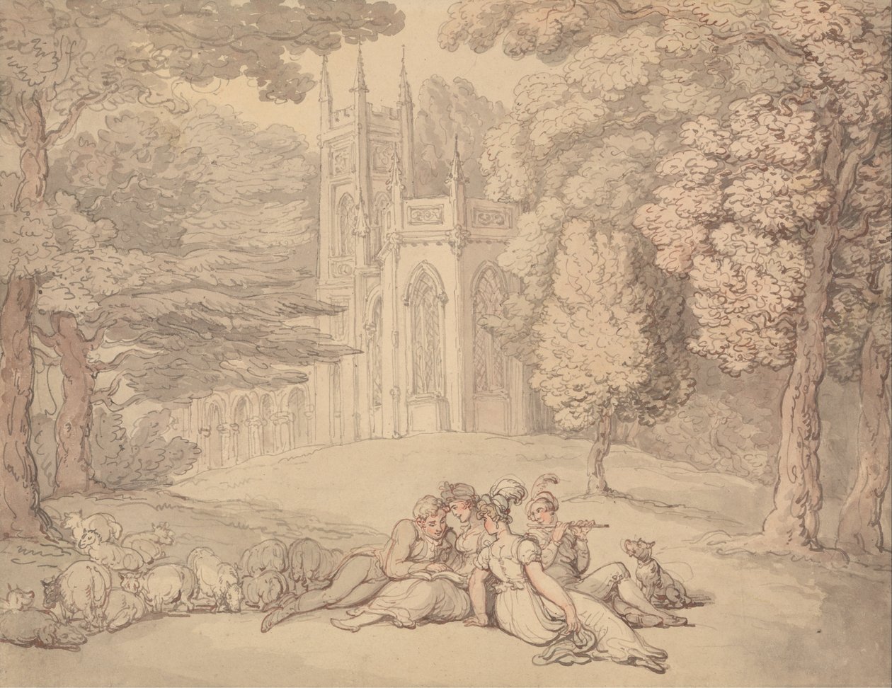 Un idilio de verano de Thomas Rowlandson