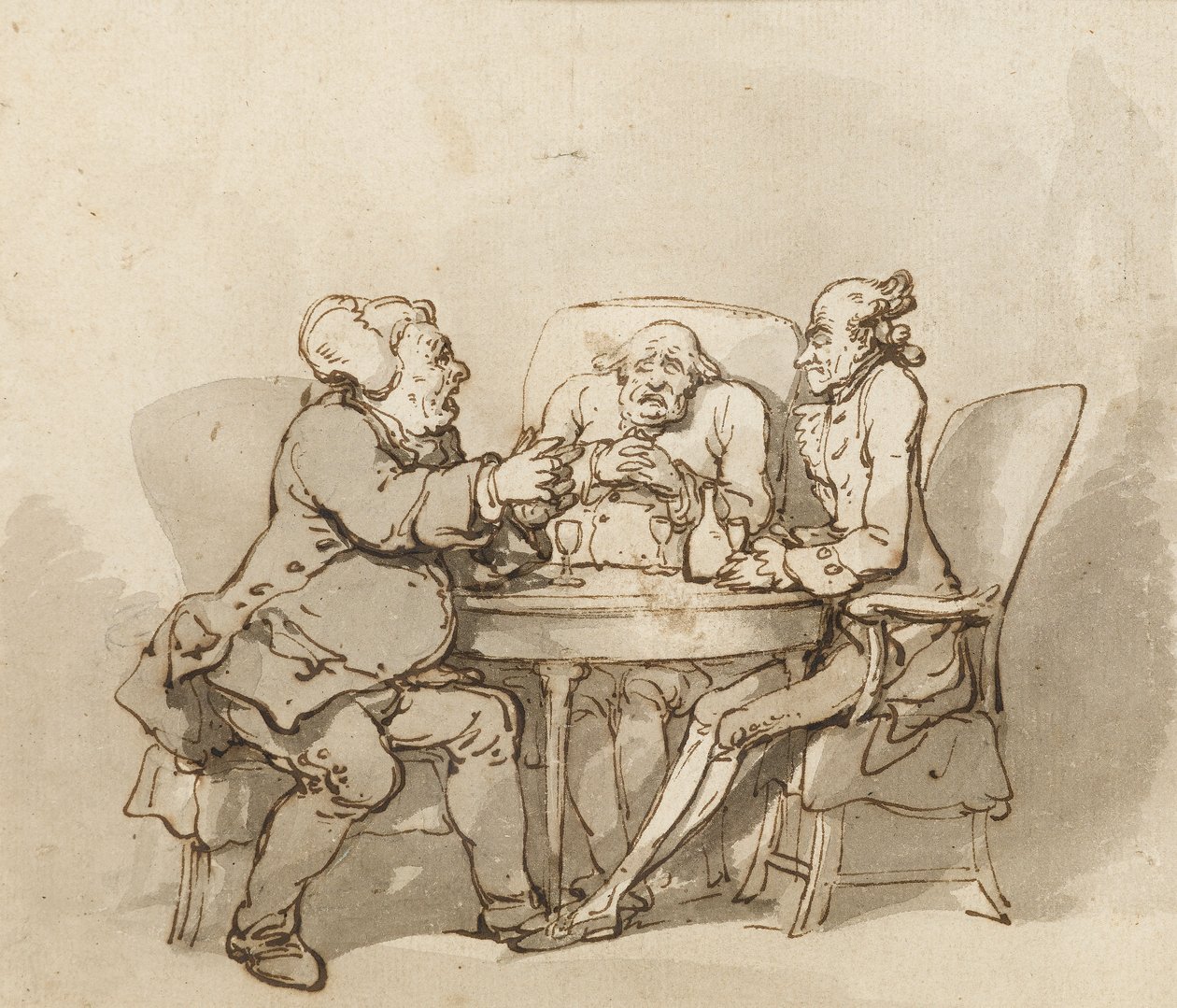 Un tipo muerto hablando de Thomas Rowlandson