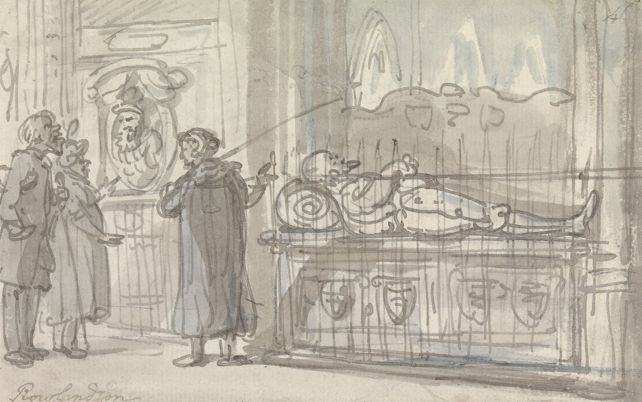 Un recorrido por una catedral de Thomas Rowlandson