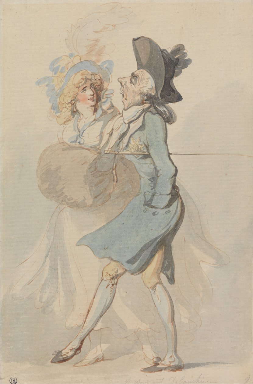 Un libertino agotado de Thomas Rowlandson