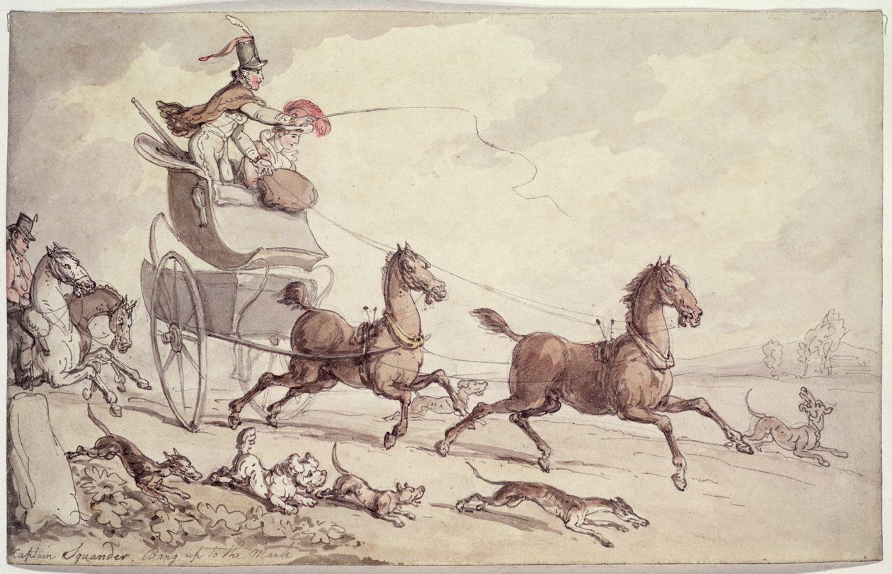 Capitán Derrochador, Bang up to the Mark de Thomas Rowlandson