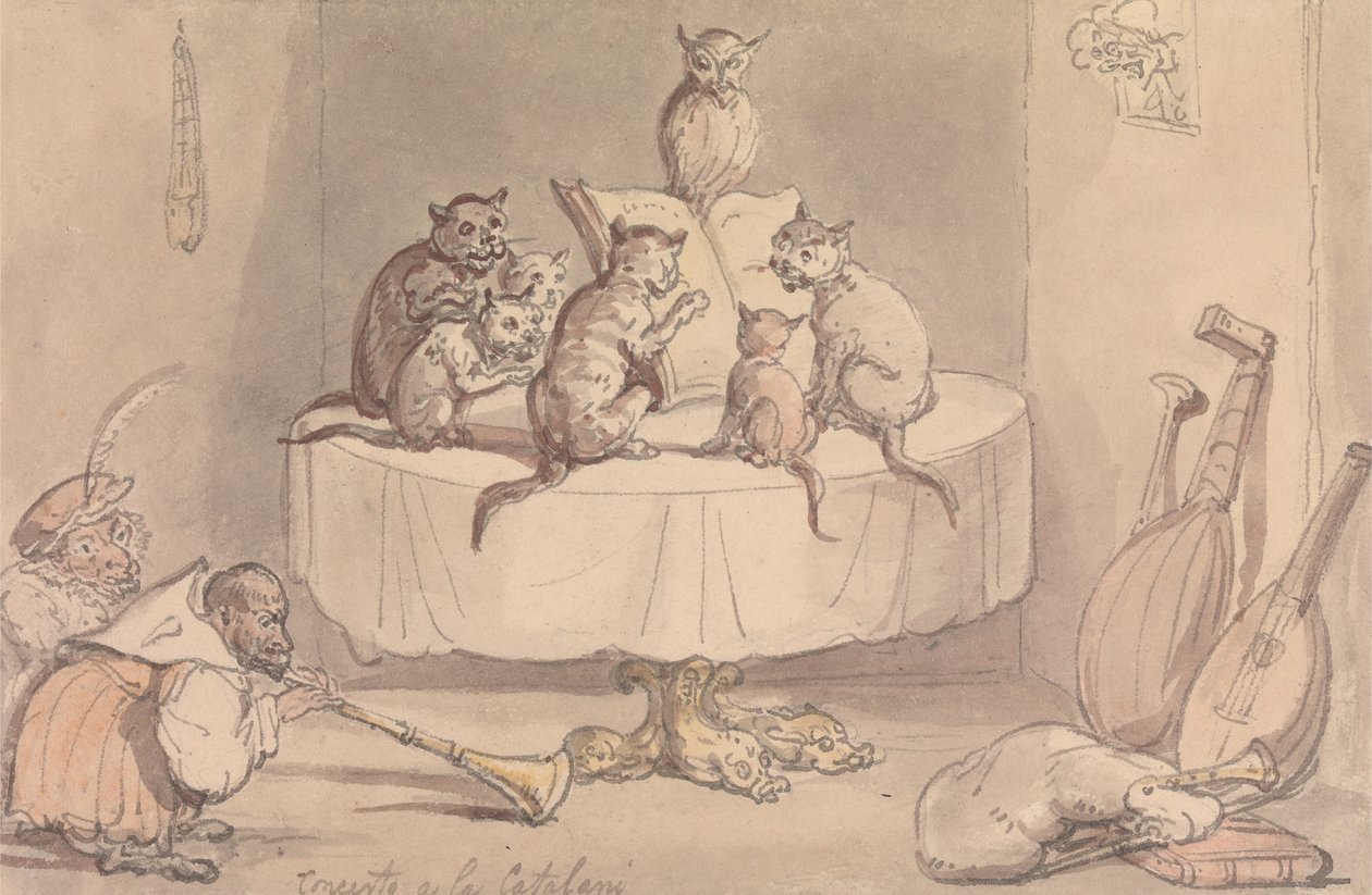 Concierto a la Catalani de Thomas Rowlandson