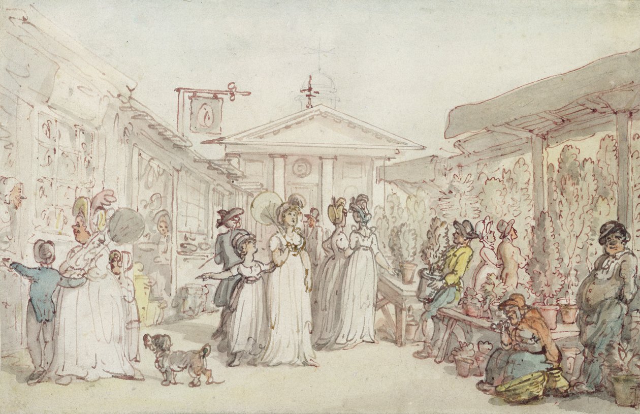 Mercado de Covent Garden, c.1795-1810 de Thomas Rowlandson