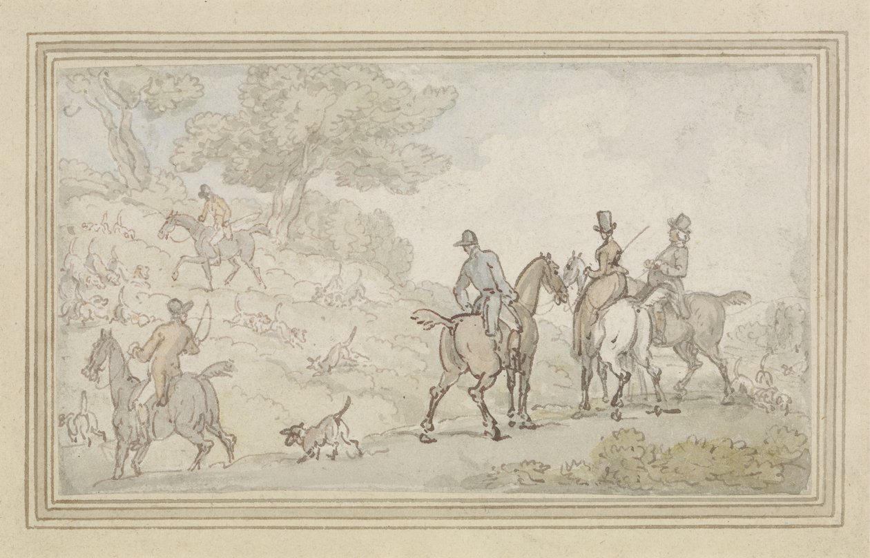Cubierta de Dibujo de Thomas Rowlandson