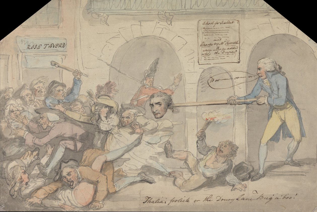 Drury Lane. La escuela del escándalo de Thomas Rowlandson