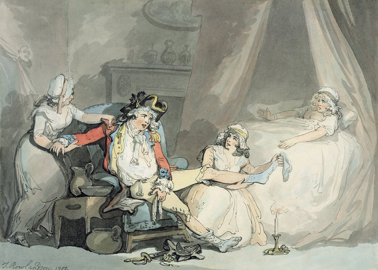Las cuatro en la ciudad de Thomas Rowlandson