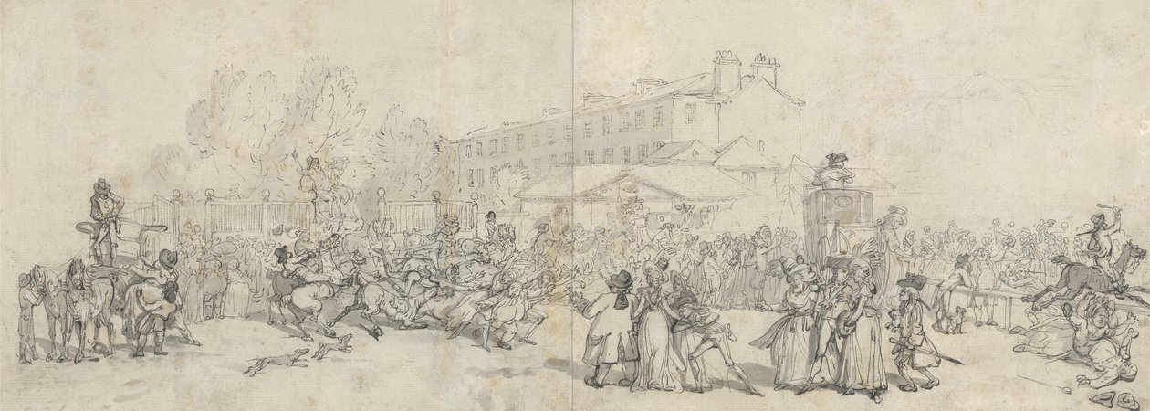Hyde Park Corner de Thomas Rowlandson