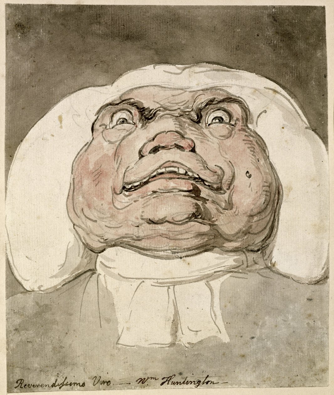 `Reverendissimo Viro - V.H Huntington` de Thomas Rowlandson