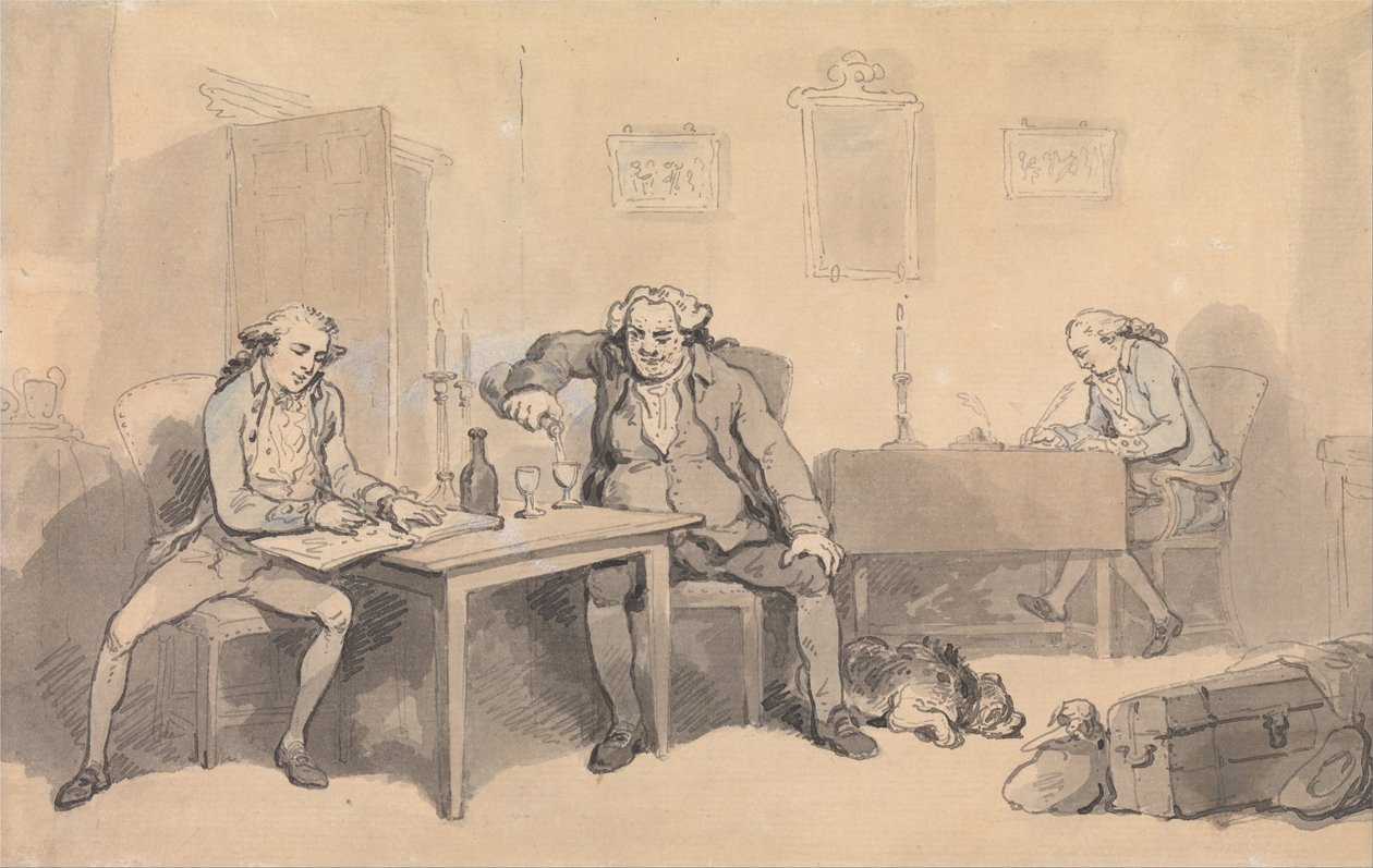 Rowlandson y Wigstead de gira de Thomas Rowlandson