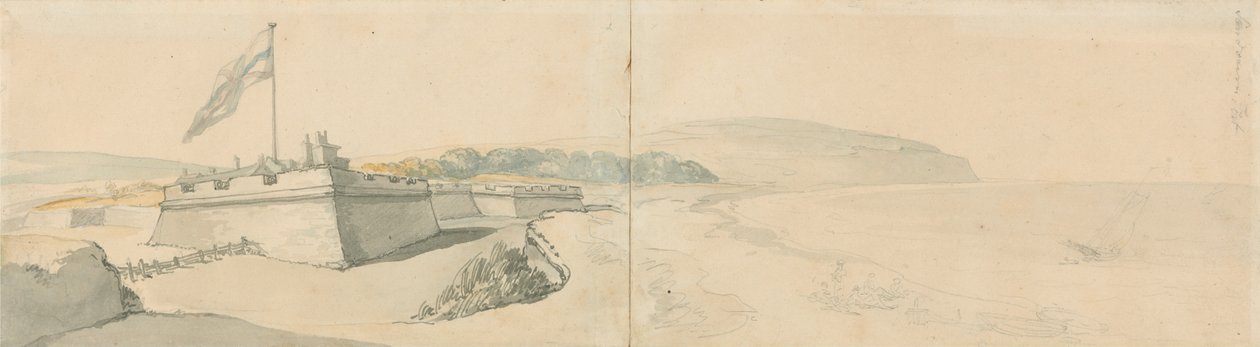 Fuerte Sandown de Thomas Rowlandson