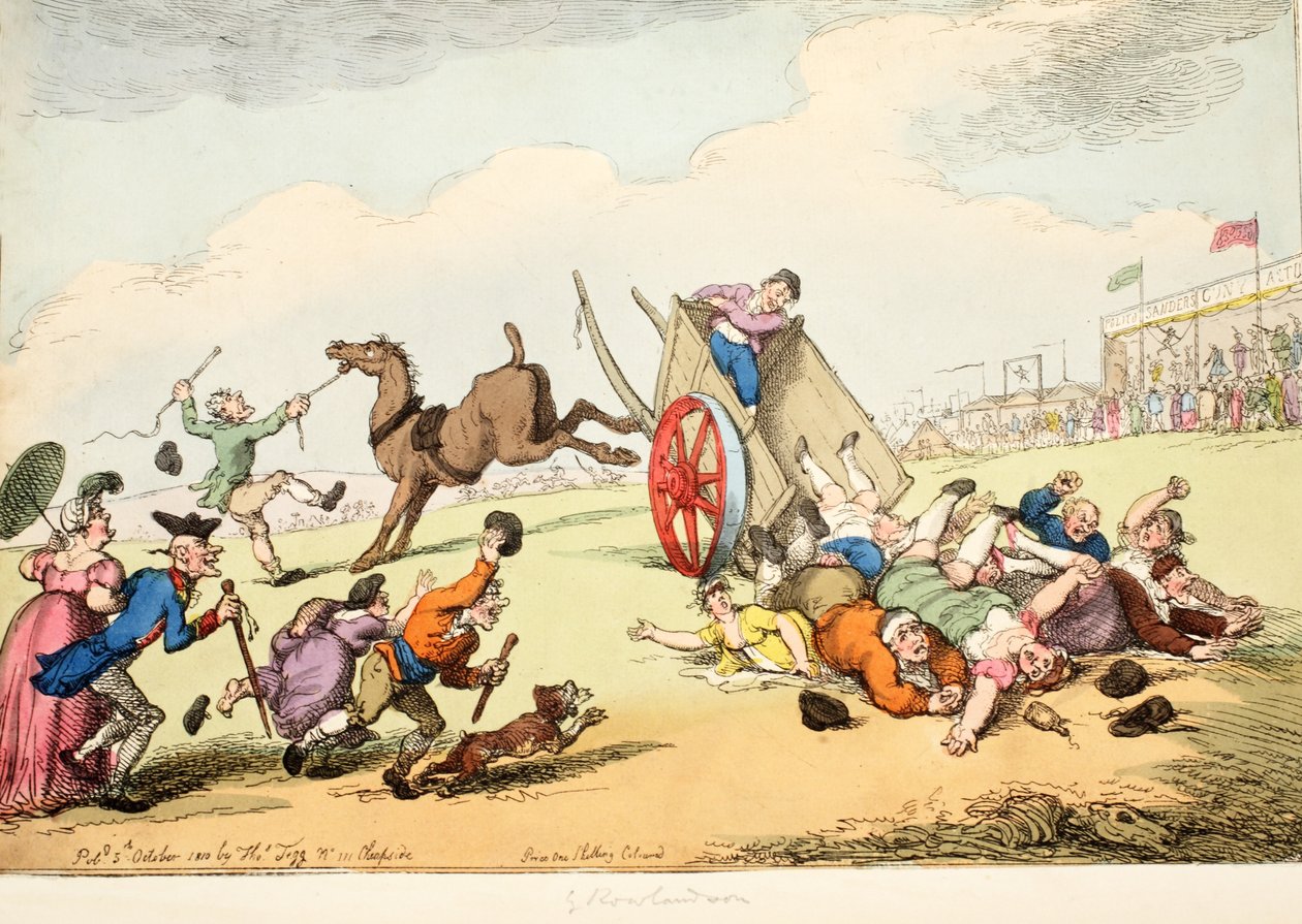 Deportes de una Feria del Condado, 1810 de Thomas Rowlandson