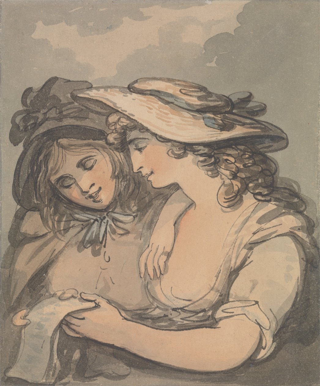 Los cantantes de baladas de Thomas Rowlandson