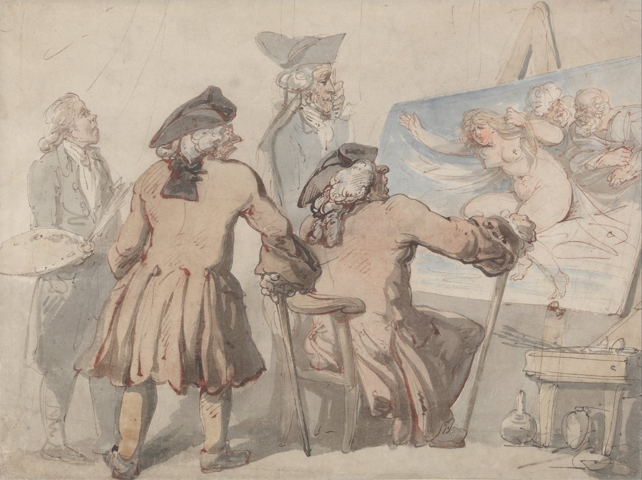 Los conocedores de Thomas Rowlandson