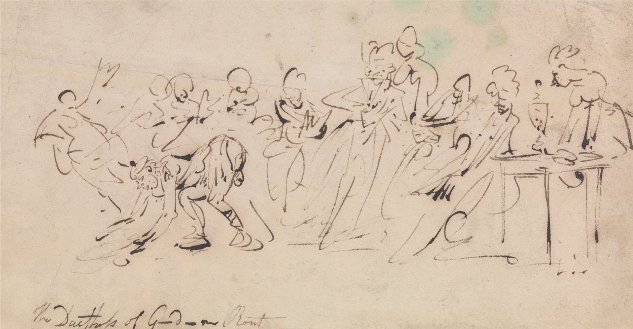 La fiesta de la duquesa de Gordon de Thomas Rowlandson