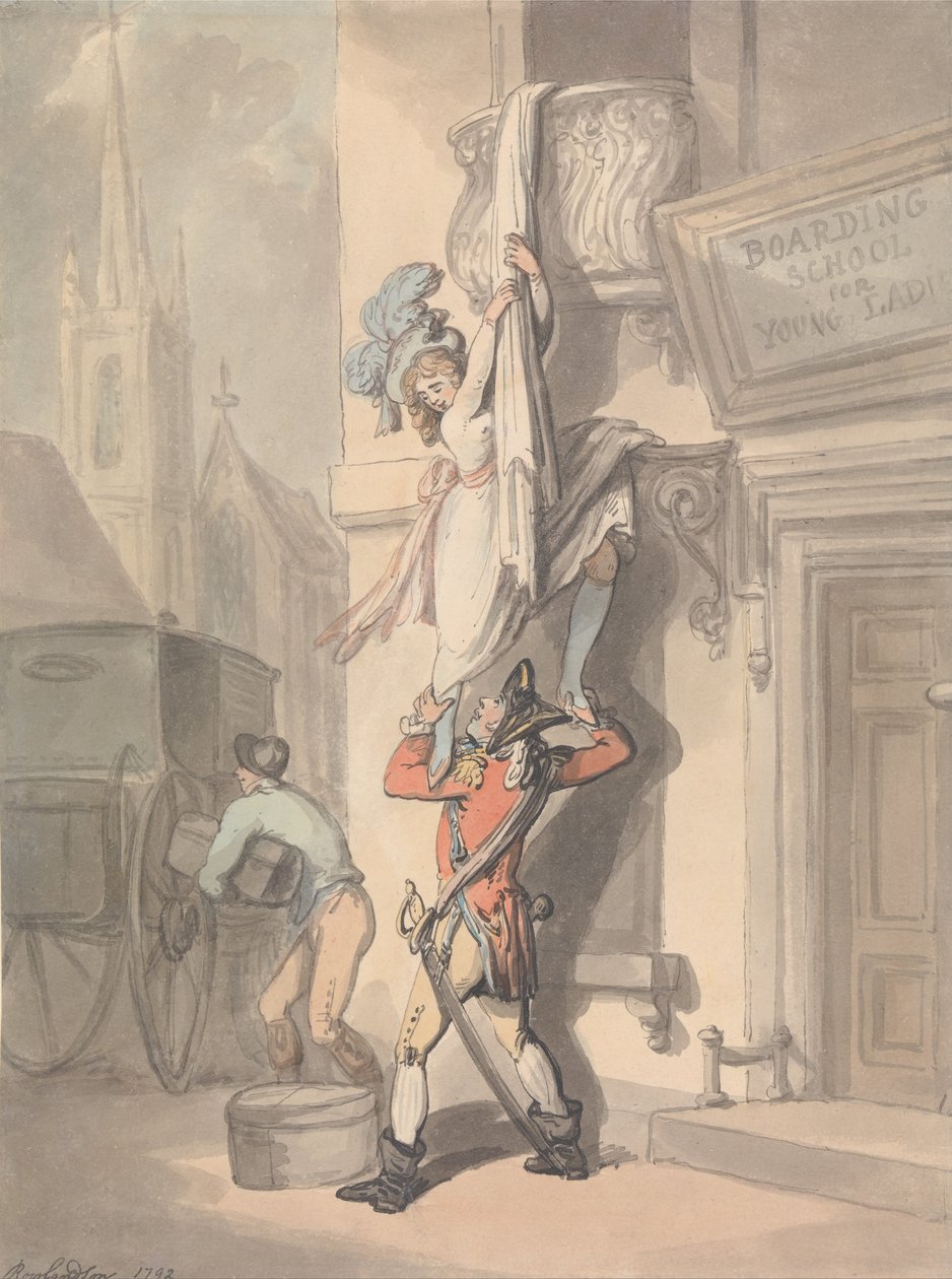 La fuga de Thomas Rowlandson