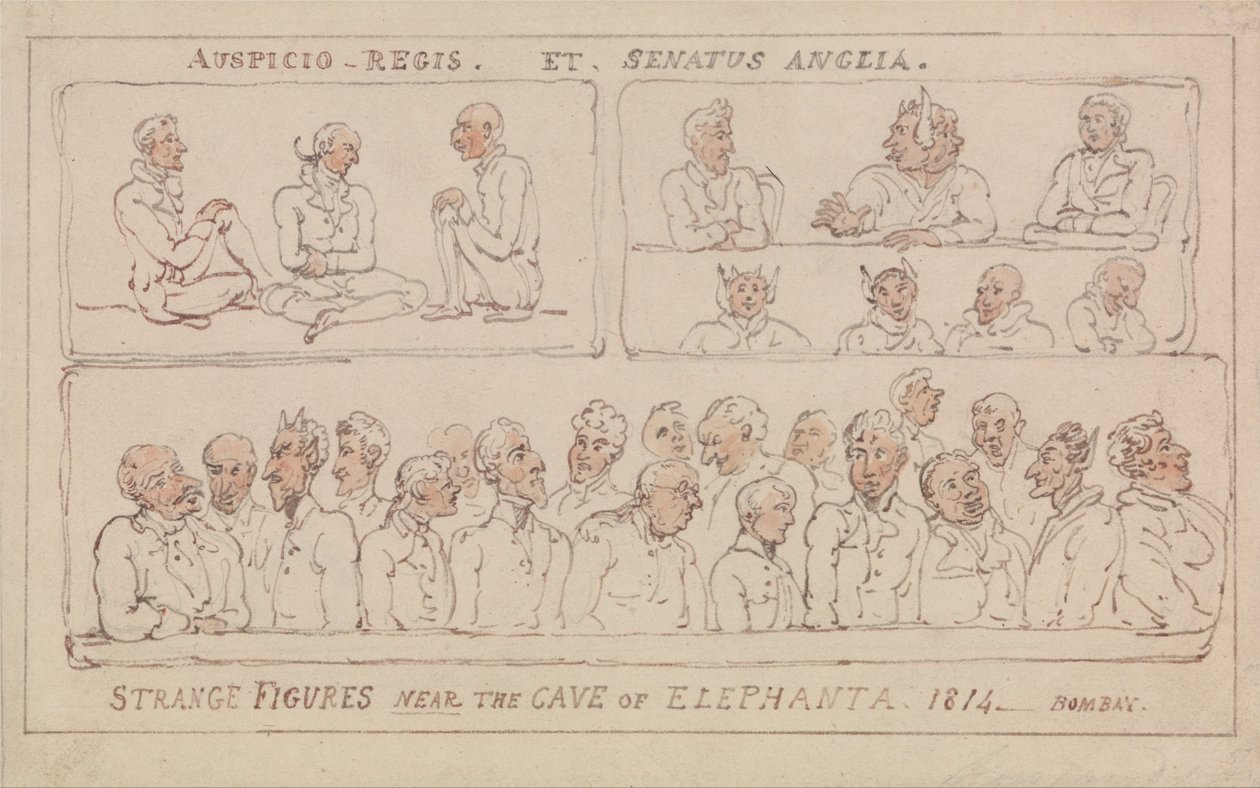 El Gran Maestro o las aventuras de Qui Hi en Hindostán de Thomas Rowlandson