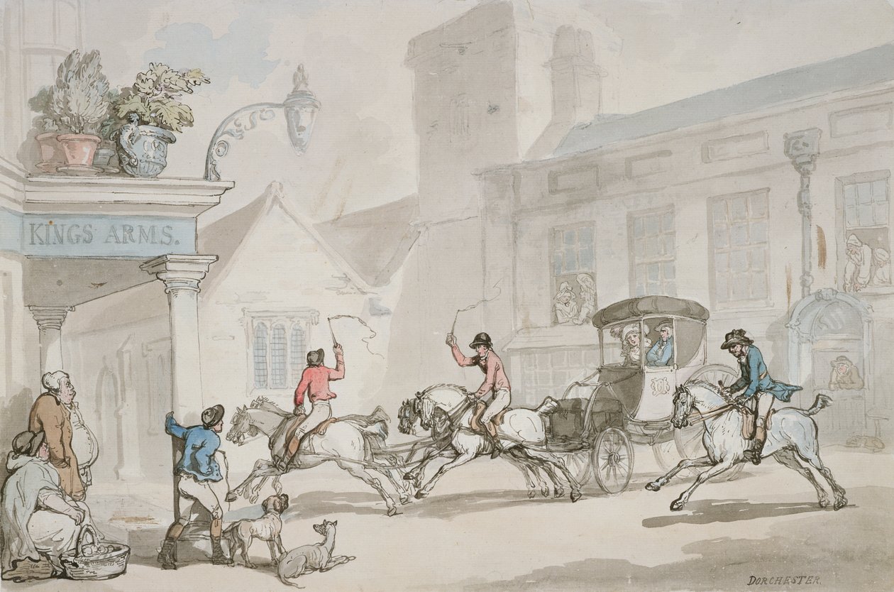 Los Brazos del Rey, Dorchester de Thomas Rowlandson