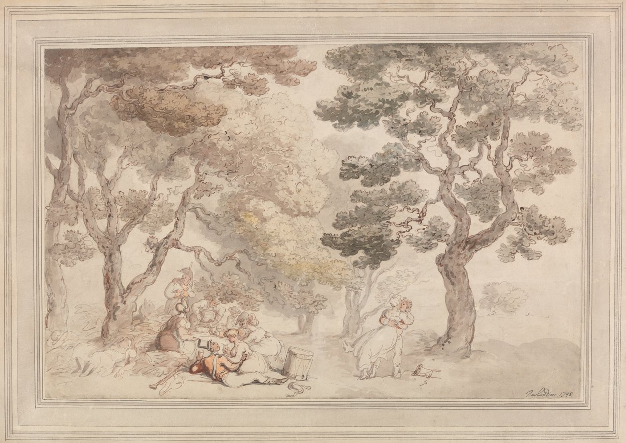 El picnic de Thomas Rowlandson
