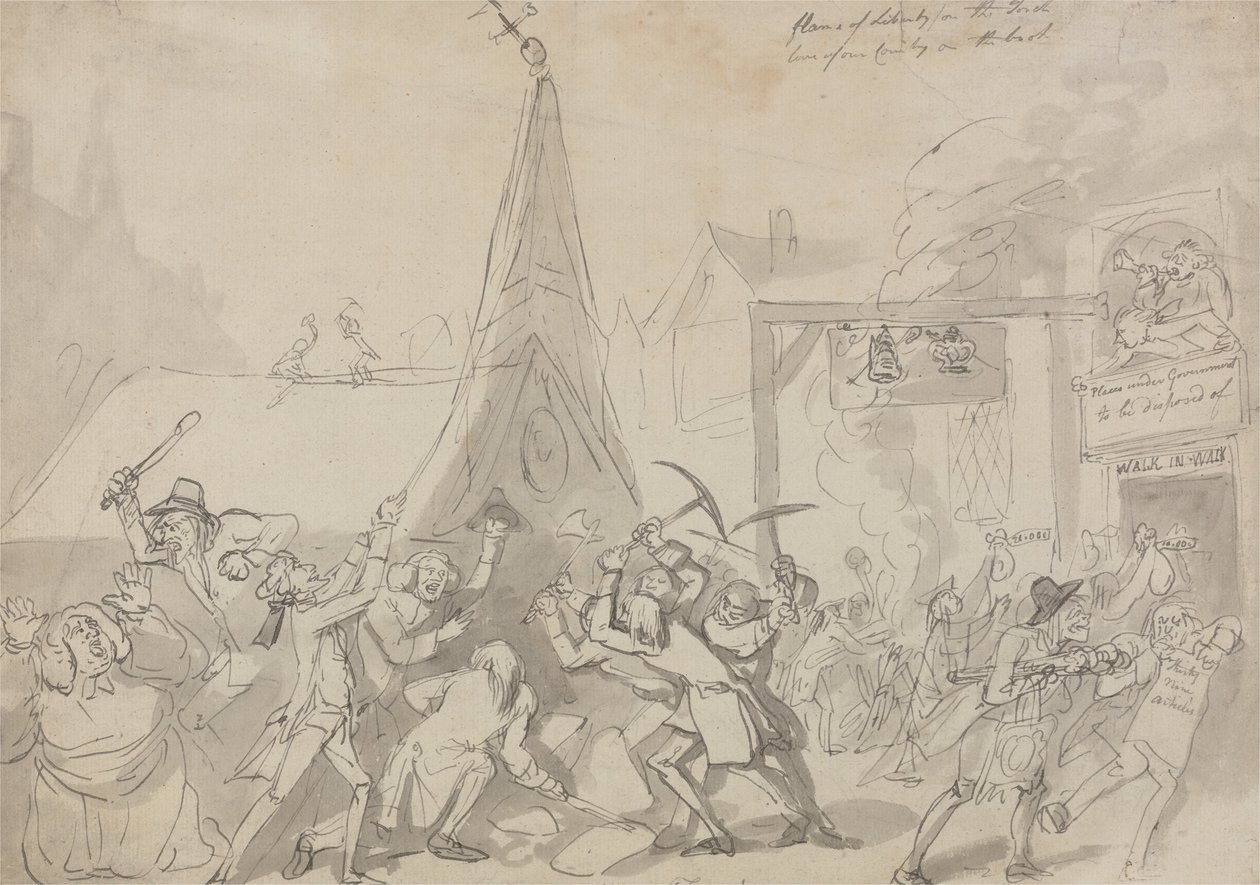La prueba de Thomas Rowlandson