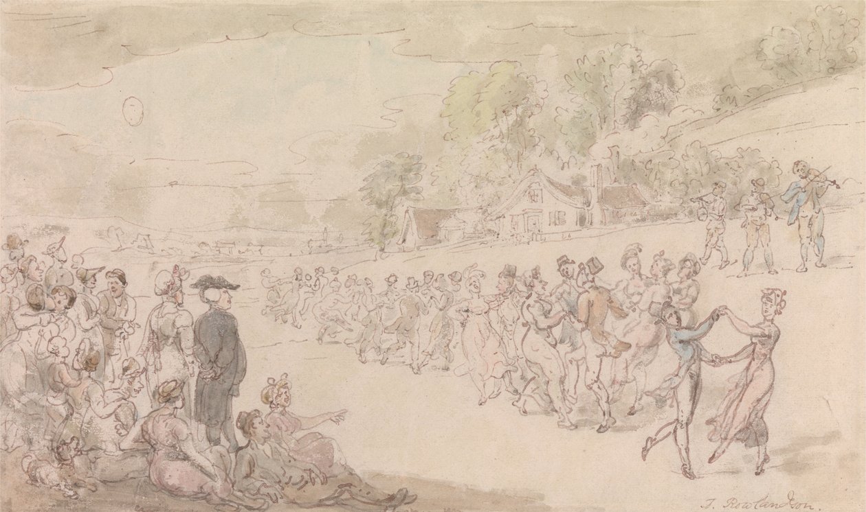 El vicario de Wakefield: El baile de Thomas Rowlandson