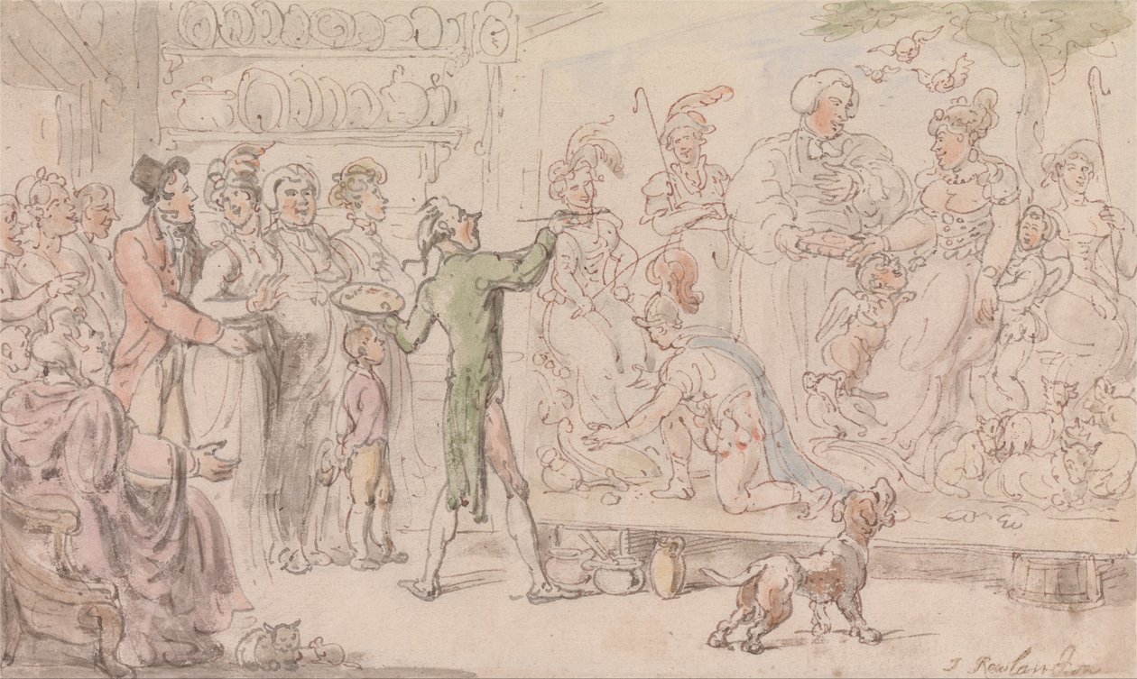 El vicario de Wakefield - El retrato de la familia de Thomas Rowlandson