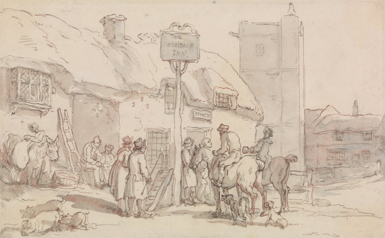 La posada Woolpack de Thomas Rowlandson