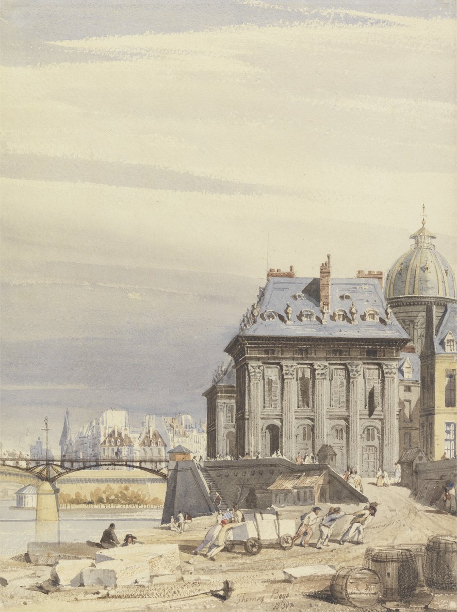 El Instituto de Francia, París, 1830 de Thomas Shotter Boys